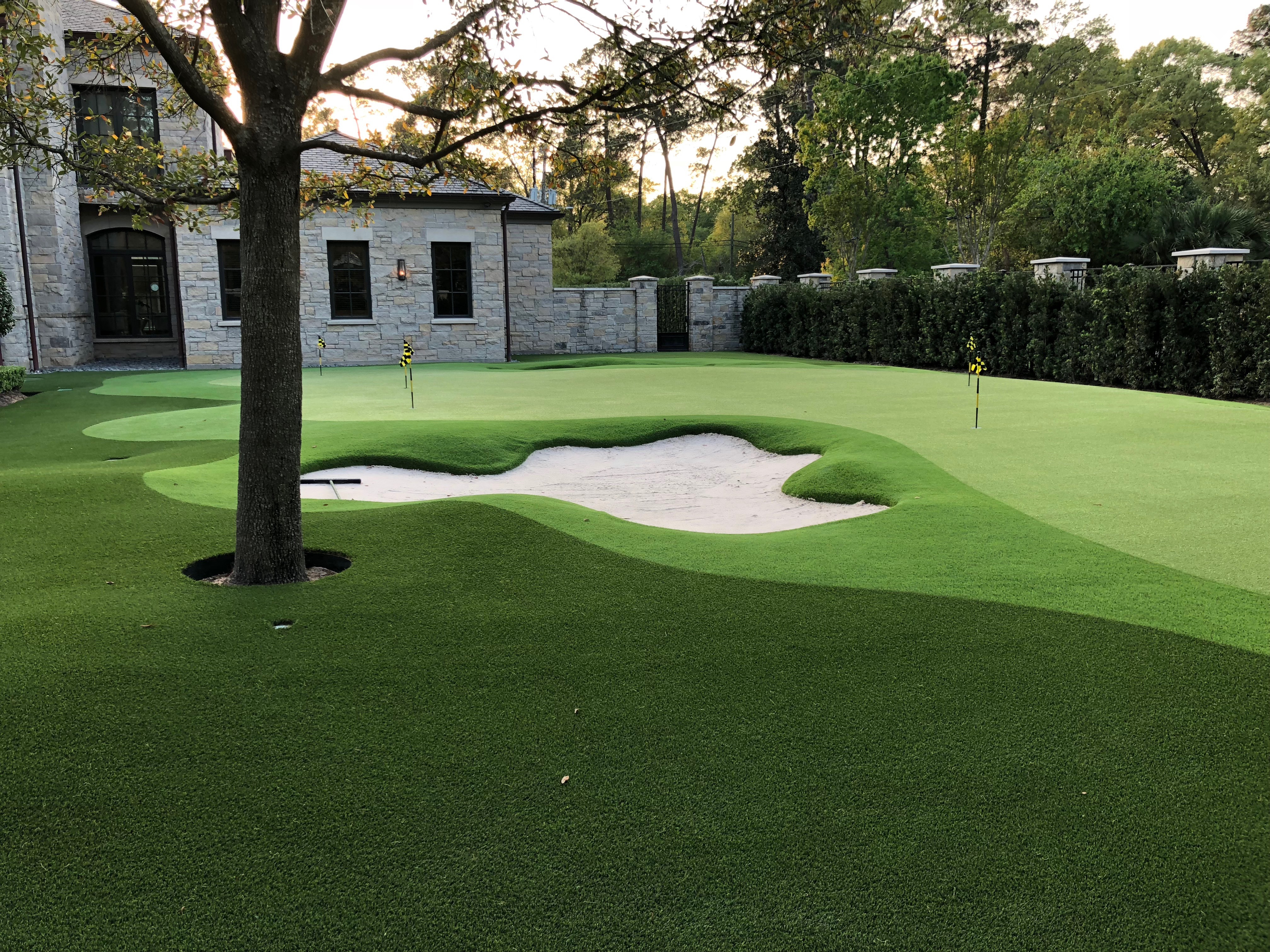 Artificial Putting Green Design in Richardson, TX